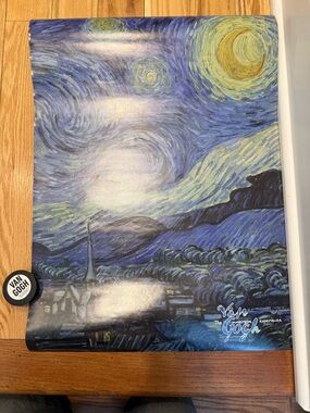 NWT Starry Night Wall Art Poster - Blue & Yellow